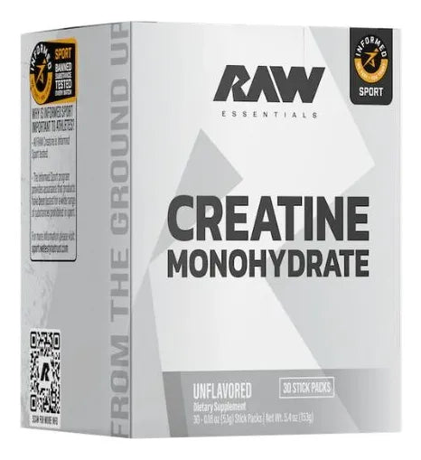 CREATINA MONOHIDRATADA STICK CBUM "RAW NUTRITION" 30 SOBRES