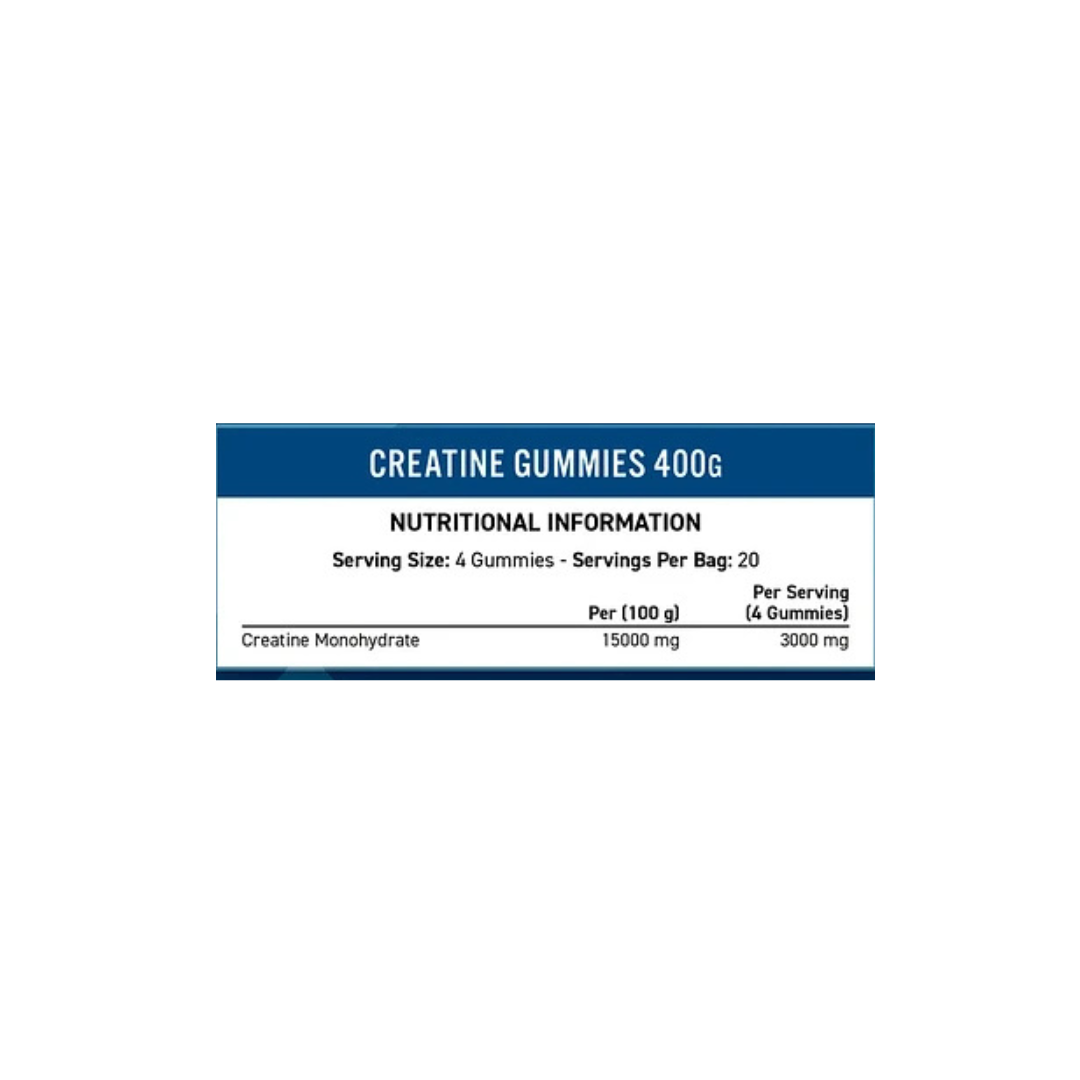 CREATINA MONOHIDRATO GUMMIES "APPLIED NUTRITION"