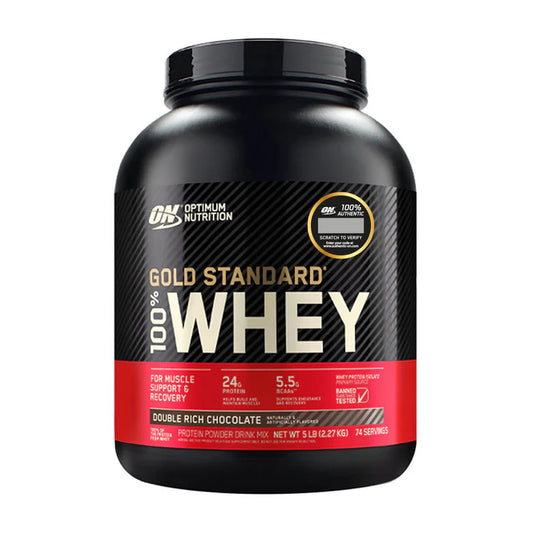"OPTIMUM NUTRITION" GOLD STANDARD 100% WHEY 5 LB