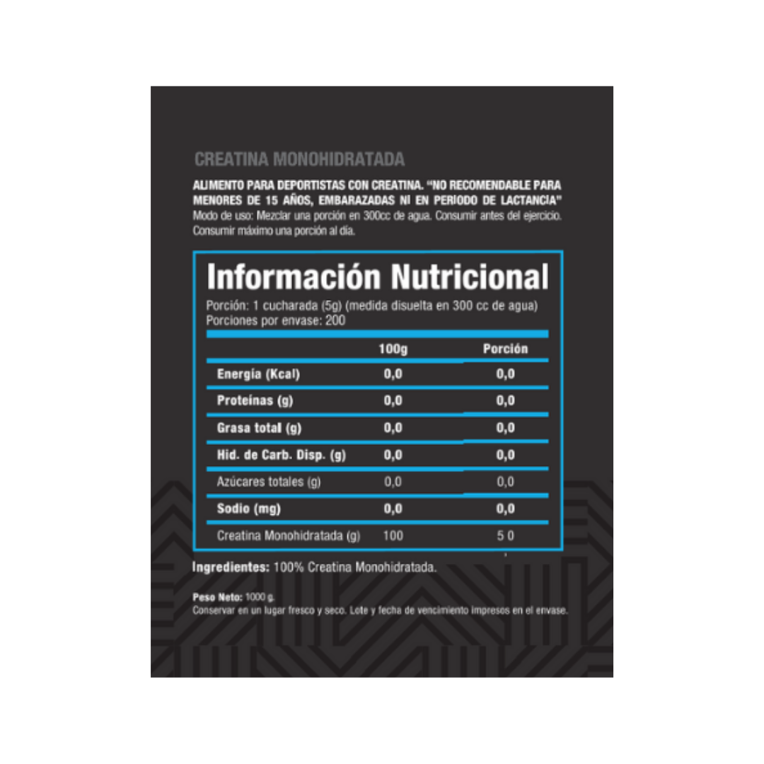 Lleva 3 Paga 2 - CREATINA MONOHIDRATO 300 GR "PRIMETECH"
