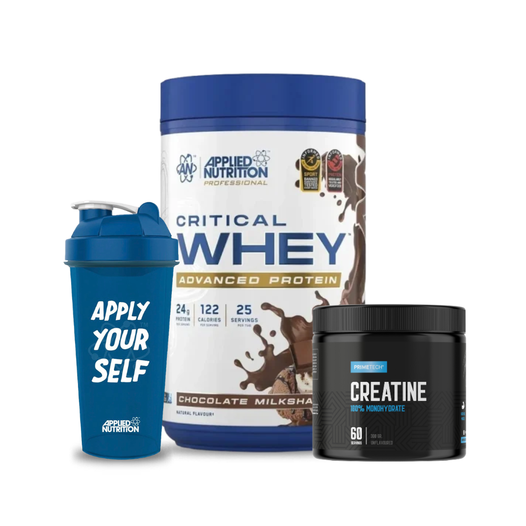 PACK CRITICAL WHEY 825 G + CREATINA 300 G + SHAKER