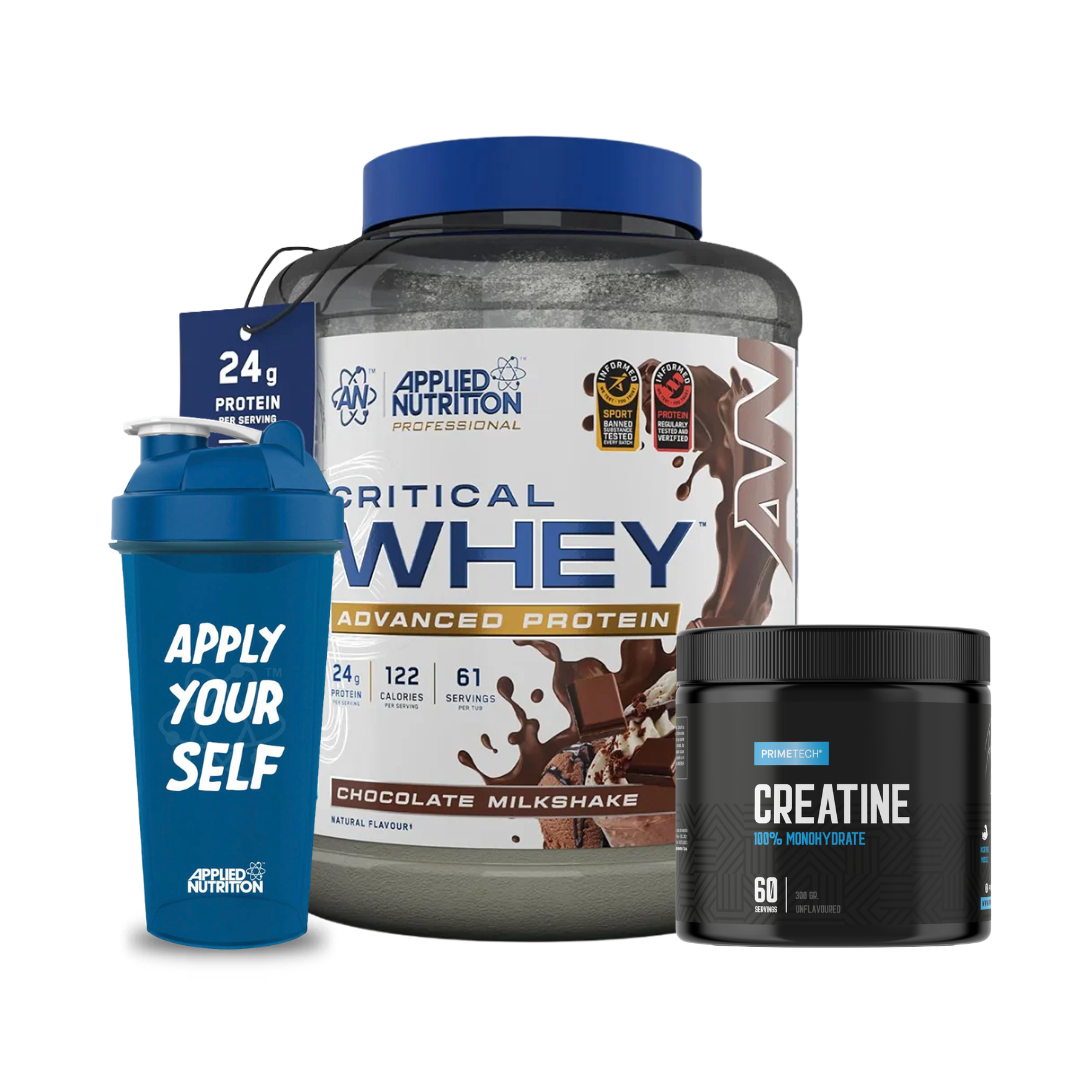 PACK CRITICAL WHEY APPLIED NUTRITION 2 KG + CREATINA 300 GR + SHAKER