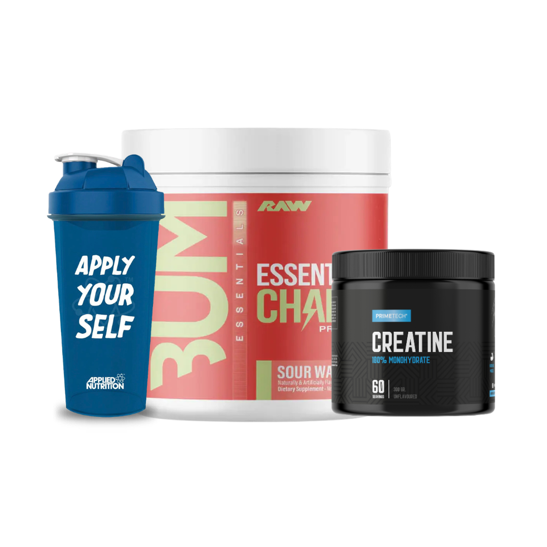 Pack Pre-Entreno CBUM Charged + Creatina 300 g + Shaker