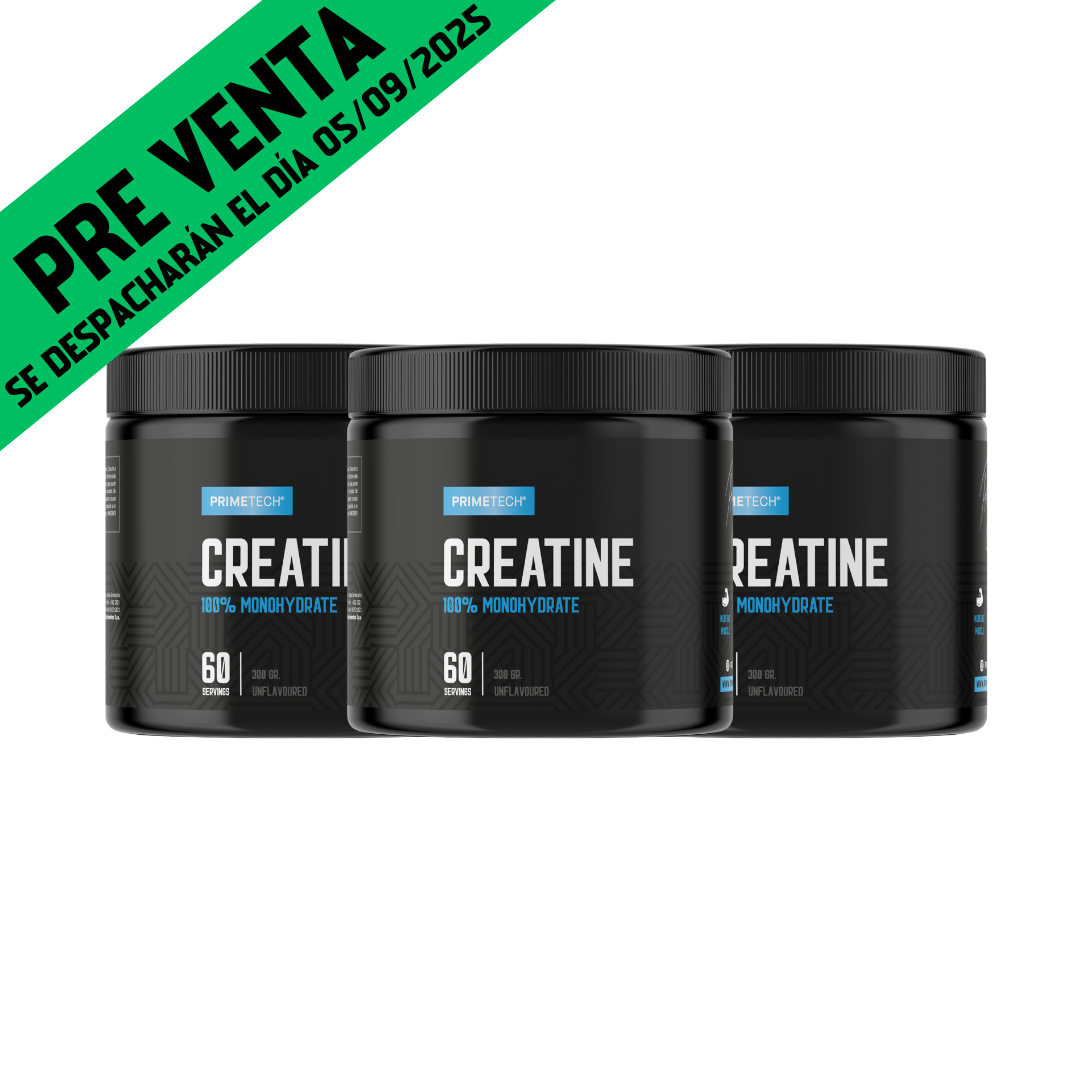 Lleva 3 Paga 2 - CREATINA MONOHIDRATO 300 GR "PRIMETECH" PRE VENTA - DESPACHO EL DIA 05-09-2025