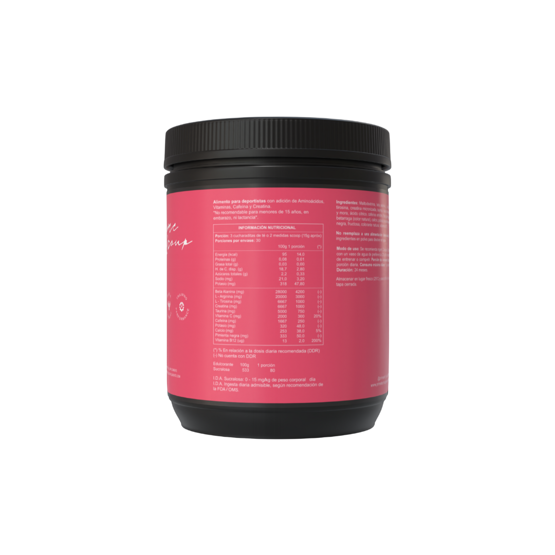 PRE ENTRENO 450 GR "PRIMETECH"