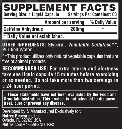 CAFEINA 200 "NUTREX"