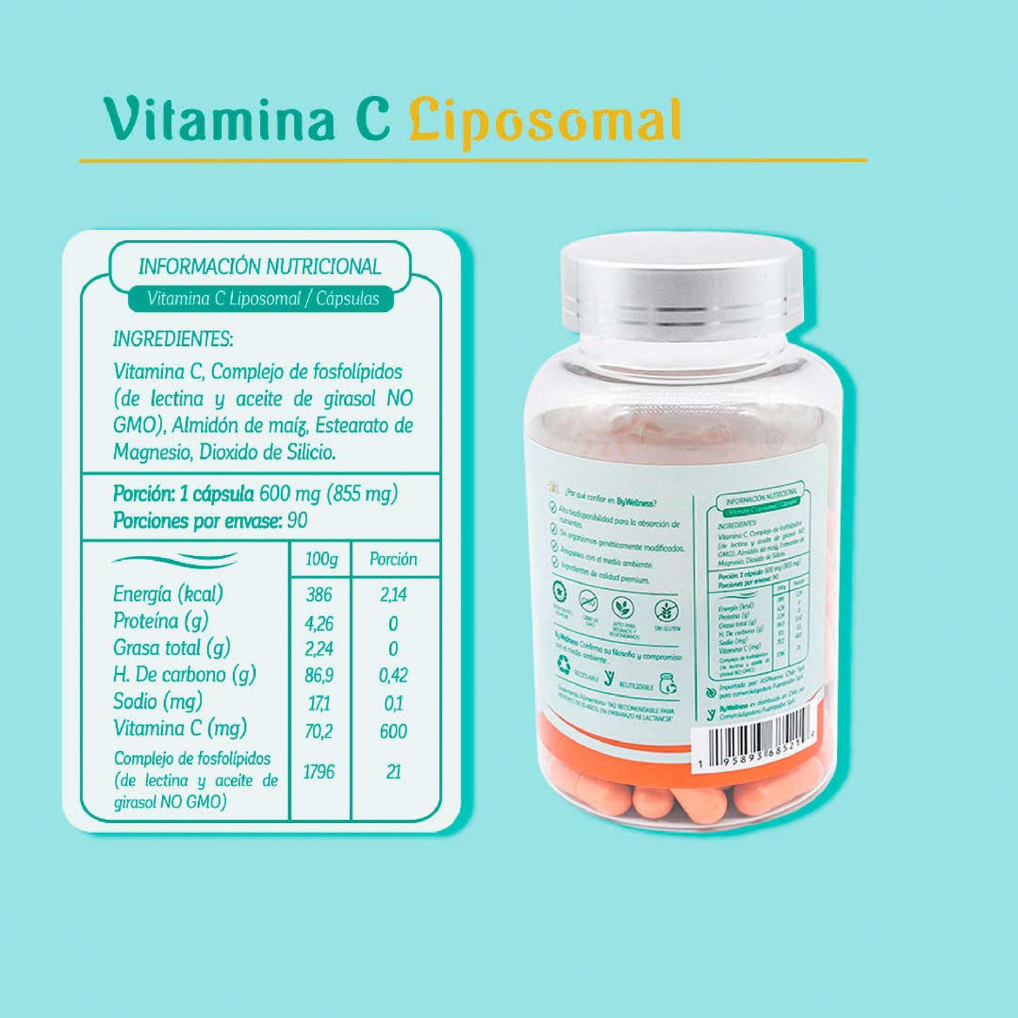 VITAMINA C LIPOSOMAL "WELLNESS"