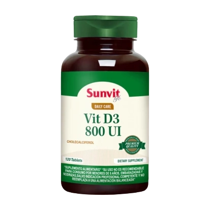 SUNVIT VITAMINA D 800 IU 120 TABS