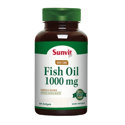 OMEGA 3 FISH OIL 1000 MG "SUNVIT" 100 SOFTGELS