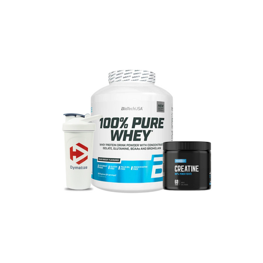 100% PURE WHEY BIOTECH + CREATINA PRIMETECH 300G + SHAKER