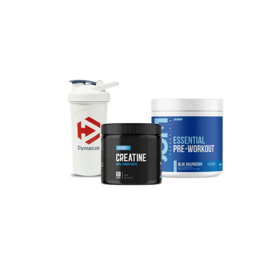 PRE WORKOUT ESSENTIAL"CBUM" + CREATINA MONOHIDRATADO 300 GR PRIMETECH + SHAKER DE REGALO