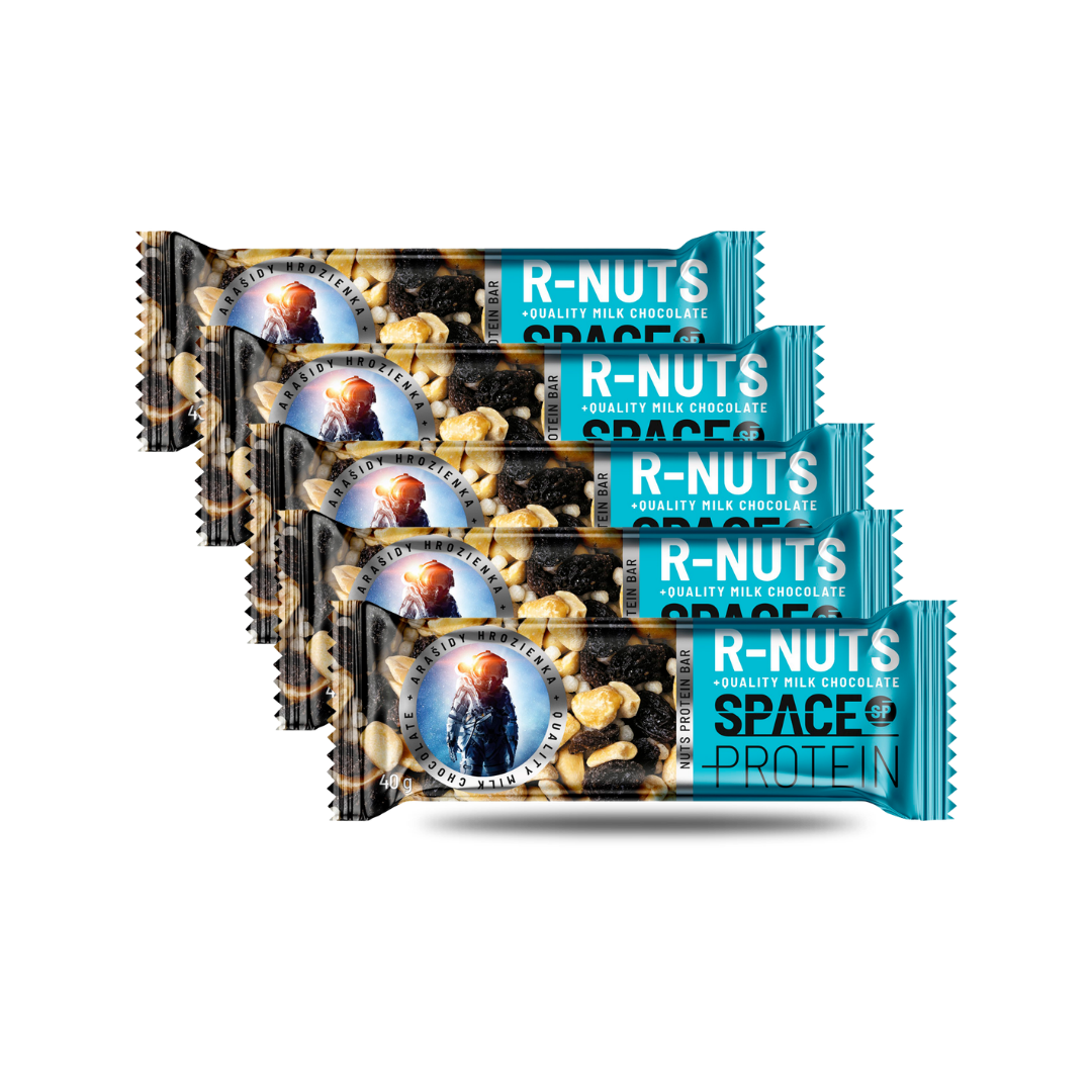 5 BARRITAS SPACE PROTEIN R - NUTS