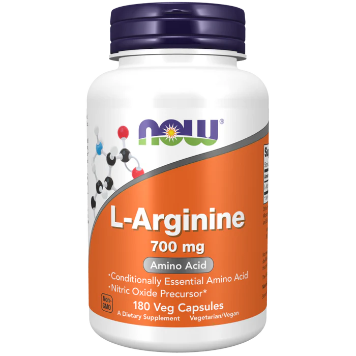 L-ARGININE 700 MG 180 CAPS "NOW FOODS"