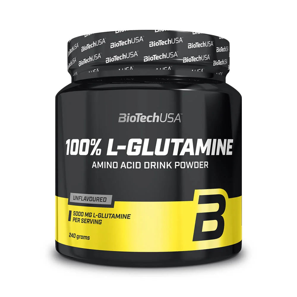 100%  L-GLUTAMINE 240 GR "BIOTECHUSA"