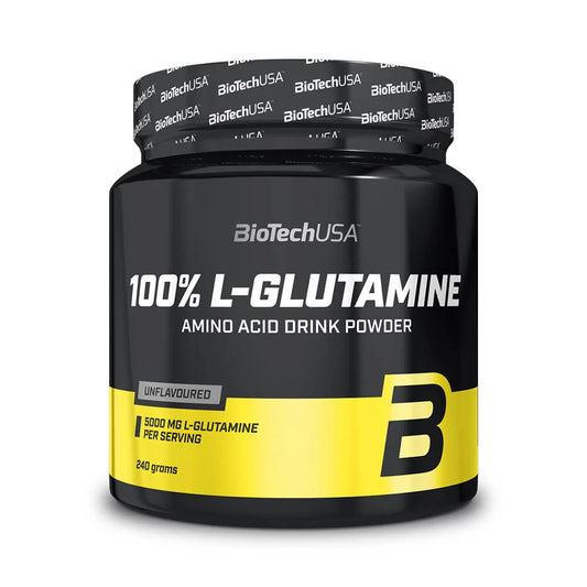 100%  L-GLUTAMINE 240 GR "BIOTECHUSA"