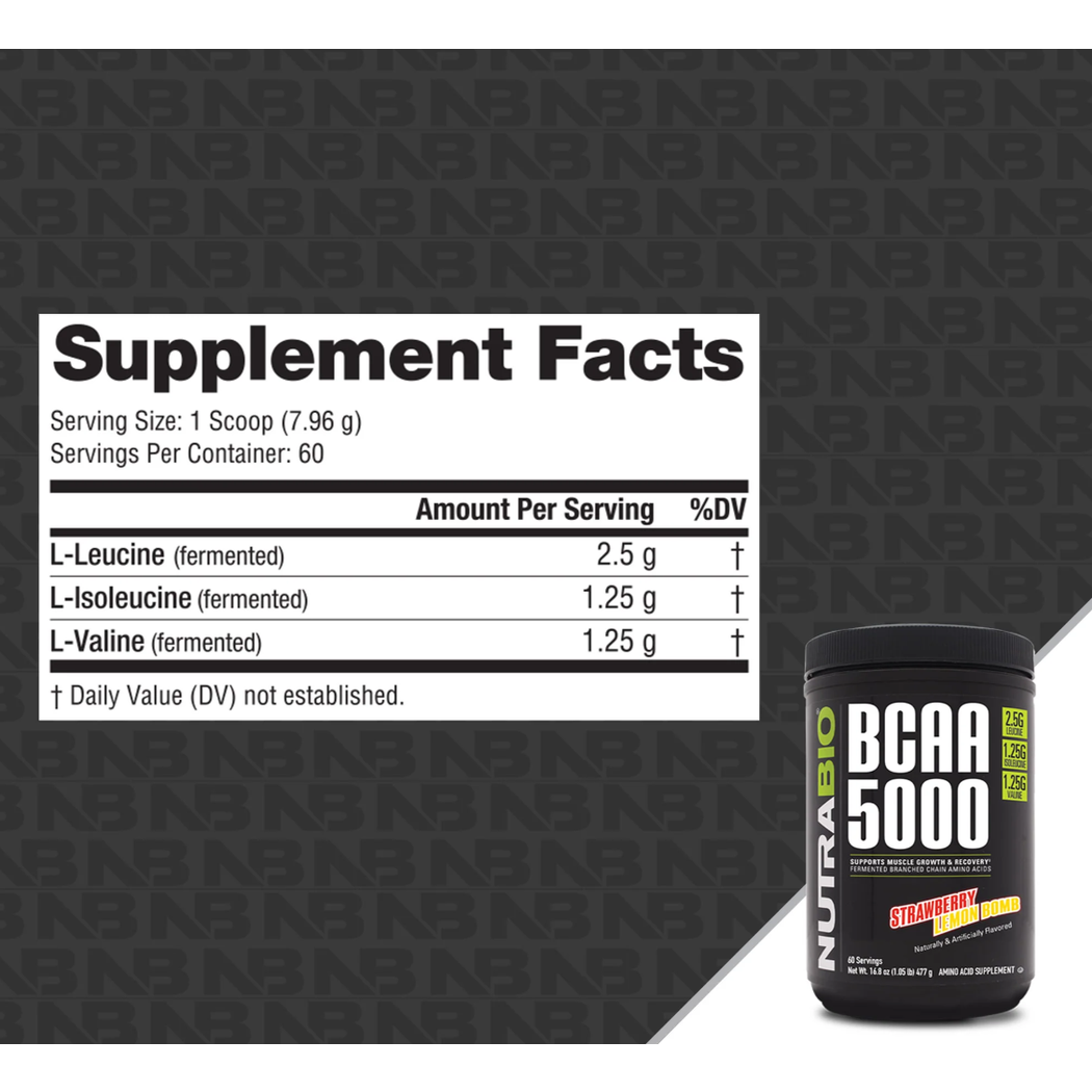 NUTRABIO BCAA 5000 60 SERV