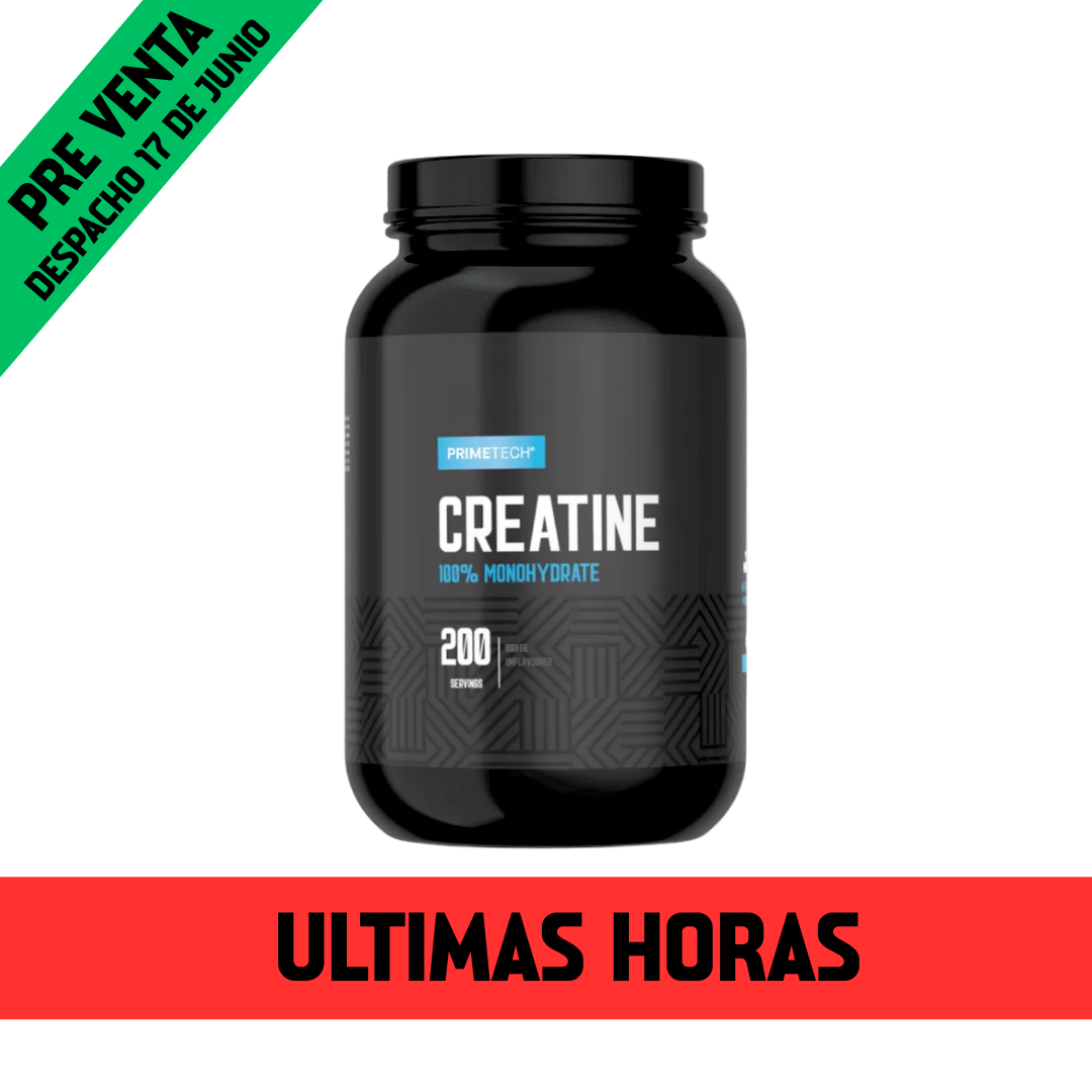 PREVENTA | CREATINA MONOHIDRATADA 1 KG - PRIMETECH | DESPACHO EL DIA 17 DE JUNIO