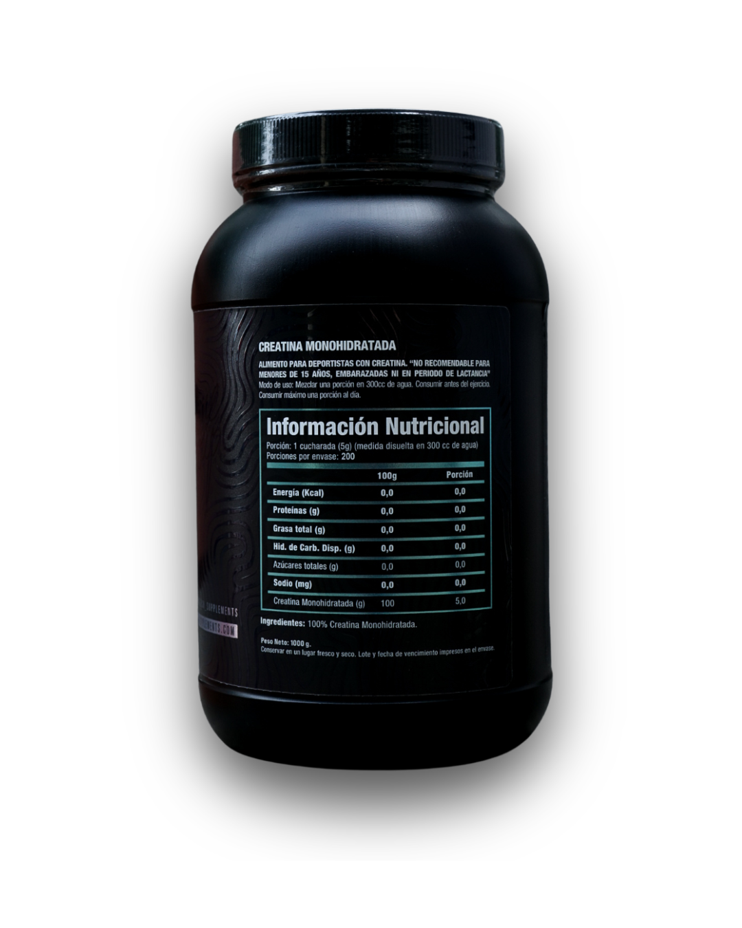 CREATINA MONOHIDRATO 1000 GR "PRIMETECH" + OMEGA 3 60 CAPS + 2 REGALOS