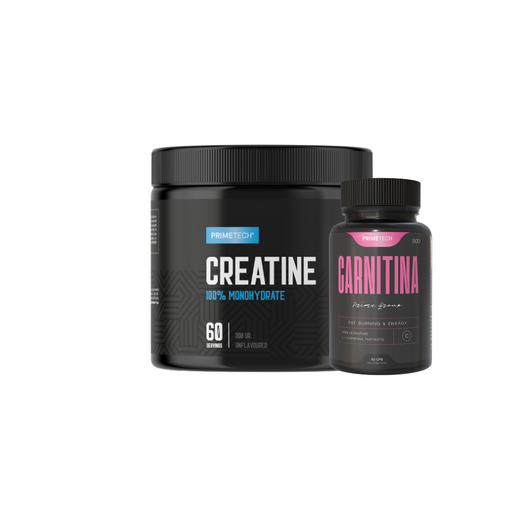 CREATINA MONOHIDRATO 300 GR "PRIMETECH" + CARNITINA 60 CAPS "PRIMETECH" PRE VENTA DESPACHO EL DIA 24 DE FEBRERO