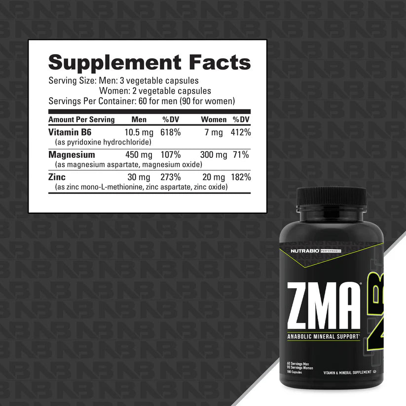 ZMA NUTRABIO (90 CAPS)