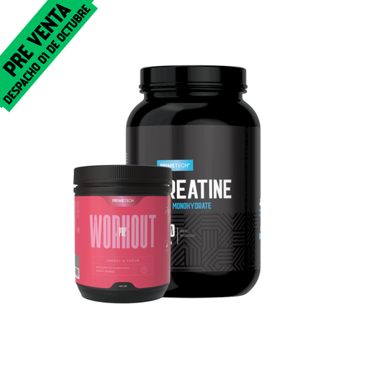 PRE ENTRENO 450 GR PRIMETECH + CREATINA MONOHIDRATO 1000 GR "PRIMETECH" - 200 PRE VENTA DESPACHO 01 DE OCTUBRE