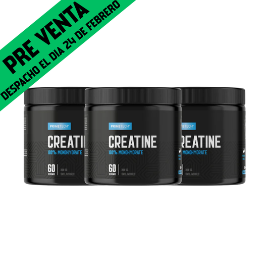 3 CREATINAS MONOHIDRATO 300 GR "PRIMETECH"- PRE VENTA DESPACHO EL DIA 24 DE FEBRERO