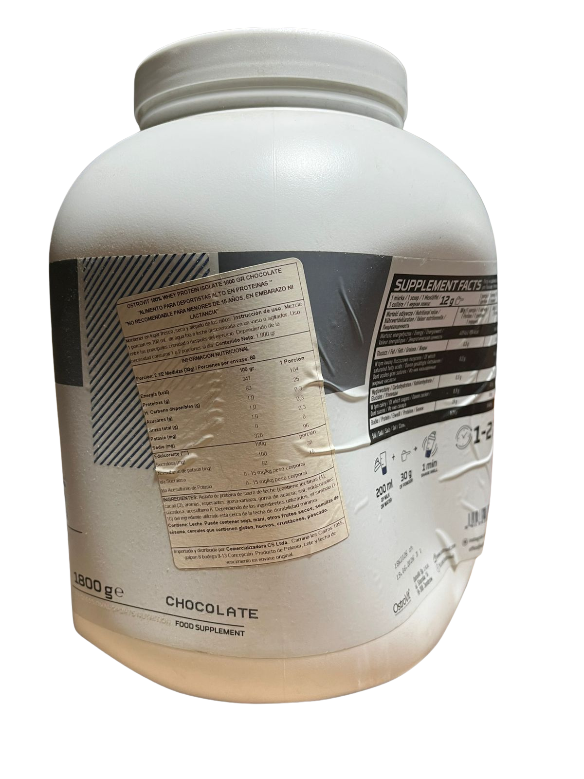 100% WHEY ISOLATE 1800 GR "OSTROVIT"