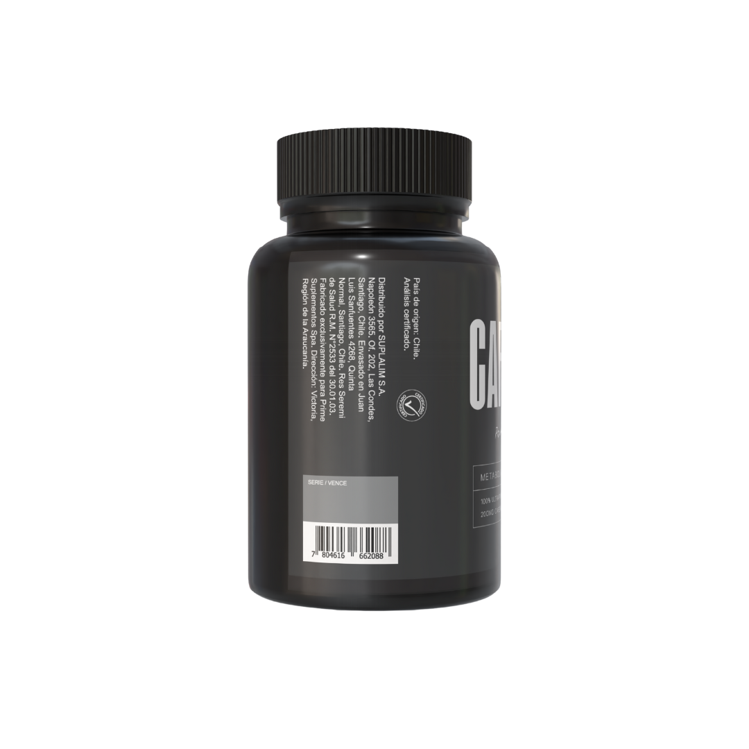 CAFEINA 200 MG - 60 CAPS - "PRIMETECH"