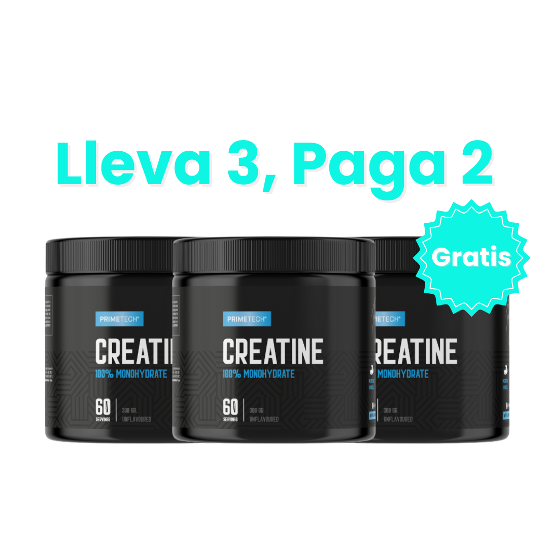 Lleva 3 Paga 2 - CREATINA MONOHIDRATO 300 GR "PRIMETECH"