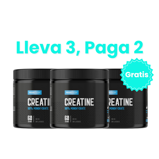Lleva 3 Paga 2 - CREATINA MONOHIDRATO 300 GR "PRIMETECH”