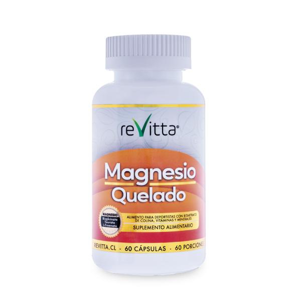 MAGNESIO QUELADO 60 CAPS "REVITTA"