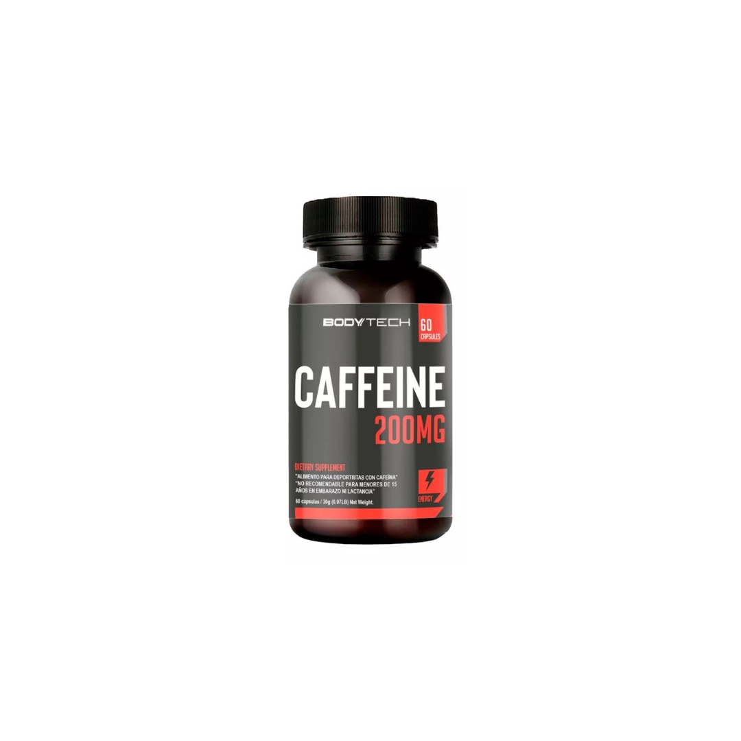 CAFEINA 200 MG BODYTECH 60 CAPS
