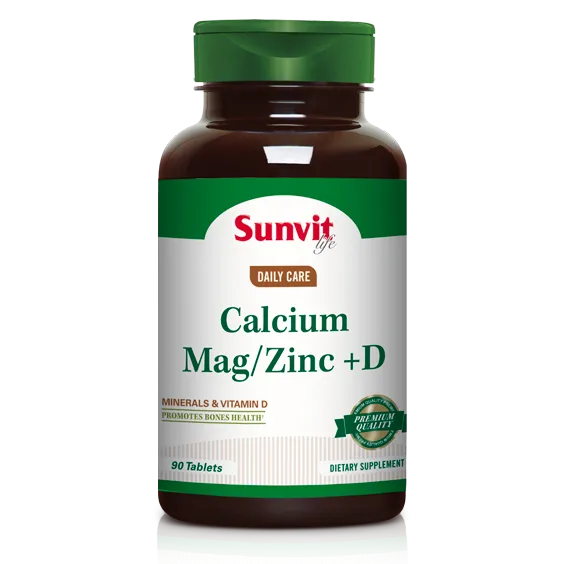 SUNVIT CALCIO MAGNESIO ZINC + D 90 TABS