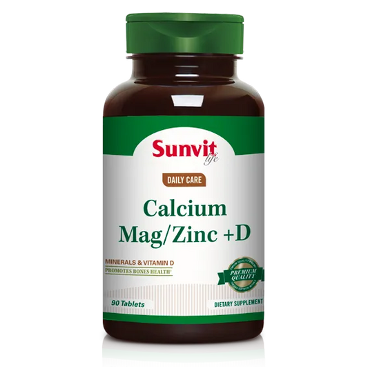 SUNVIT CALCIO MAGNESIO ZINC + D 90 TABS
