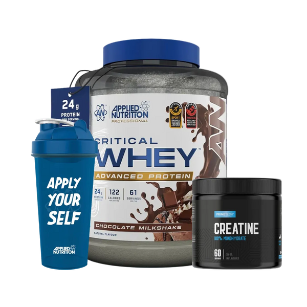 PACK CRITICAL WHEY APPLIED NUTRITION 2 KG + CREATINA 300 GR + SHAKER