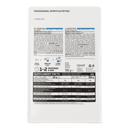 100% WHEY ISOLATE 700 GR "OSTROVIT"
