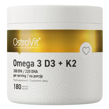 OMEGA 3 D3+K2 180 CAPS "OSTROVIT"