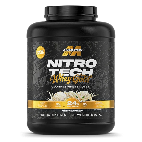 NITRO TECH WHEY GOLD 5LB "MUSCLE TECH"