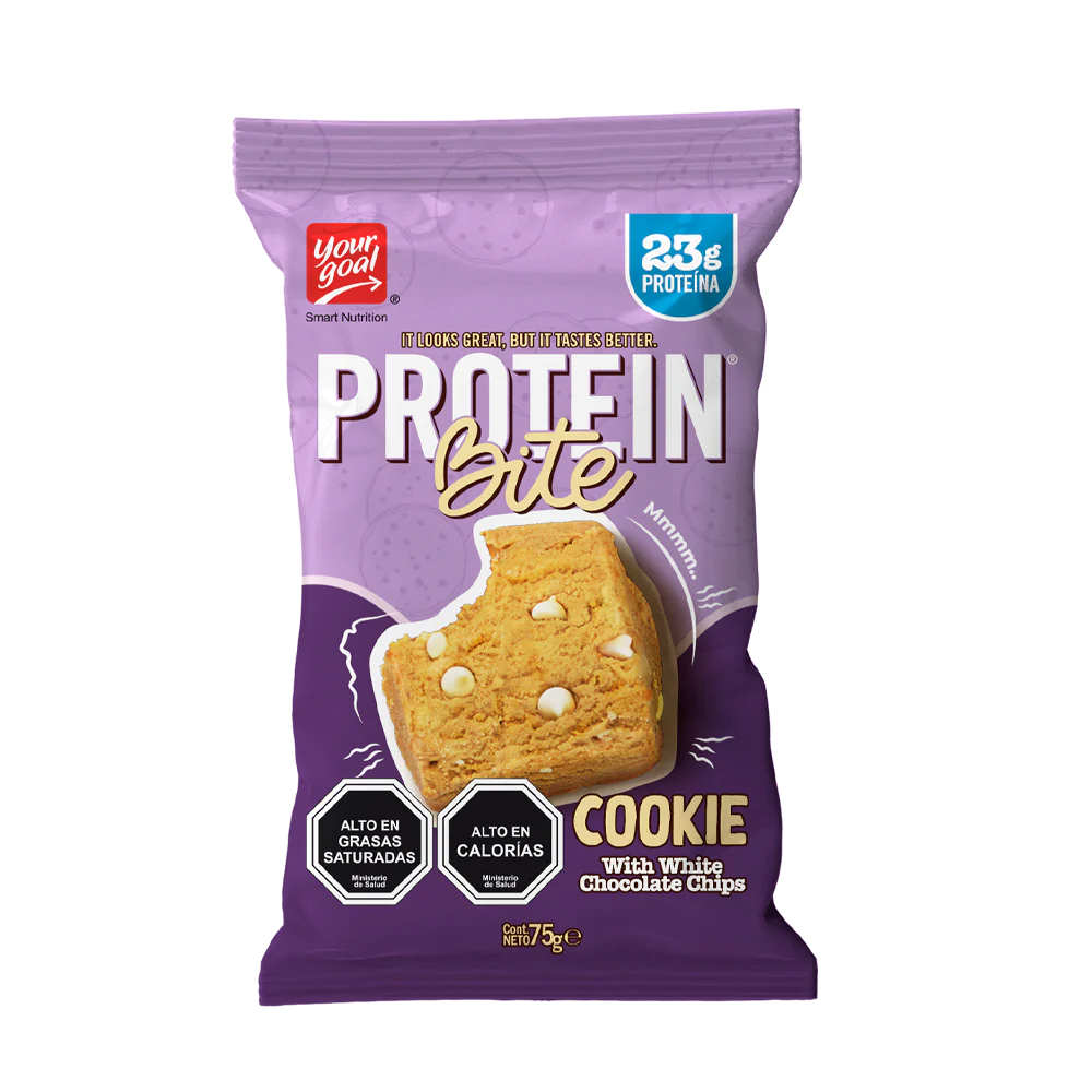 PROTEIN BITE COOKIE WITH WHITE CHOCOLATE CHIPS